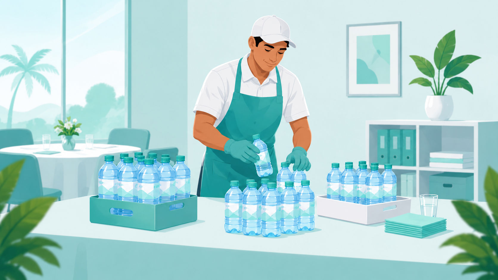 Botellas de agua Agua Castalia