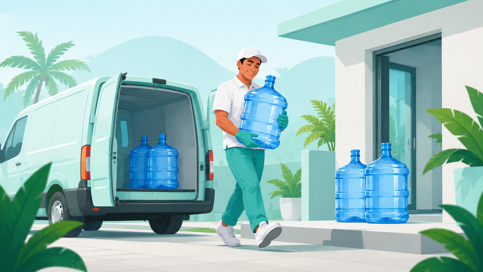 Servicio de delivery de Agua Castalia
